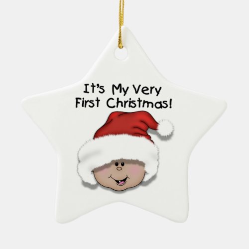 Latino Baby 1st Christmas Keepsake Ornament