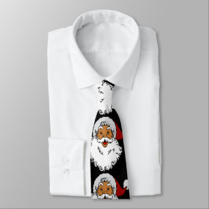 latino biracial santa claus christmas neck tie
