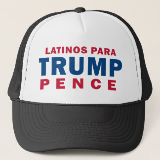 Latino para Trump Pence Trucker Hat