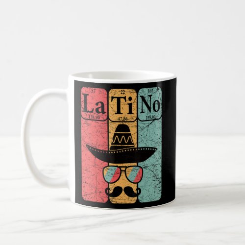 Latino Periodic Table Elements Science Nerd Vintag Coffee Mug