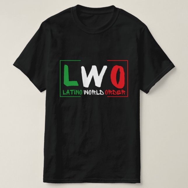 latino world order - lwo T-shirt (Design Front)