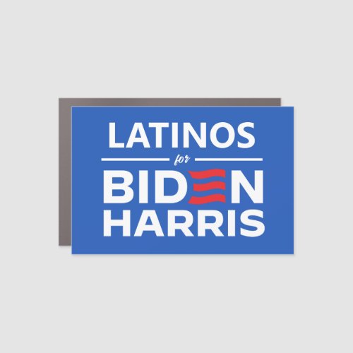 Latinos for Biden Harris Car Magnet