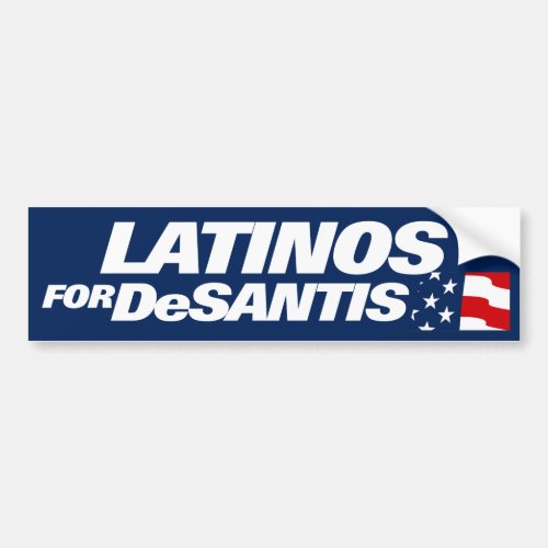 Latinos For DeSantis 2024 Bumper Sticker
