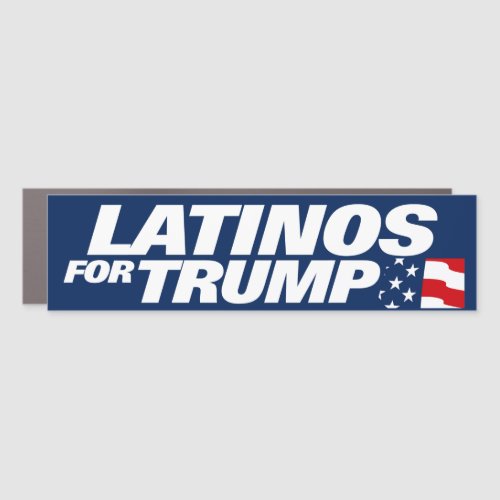 Latinos For Trump 2024 Bumper Car Magnet
