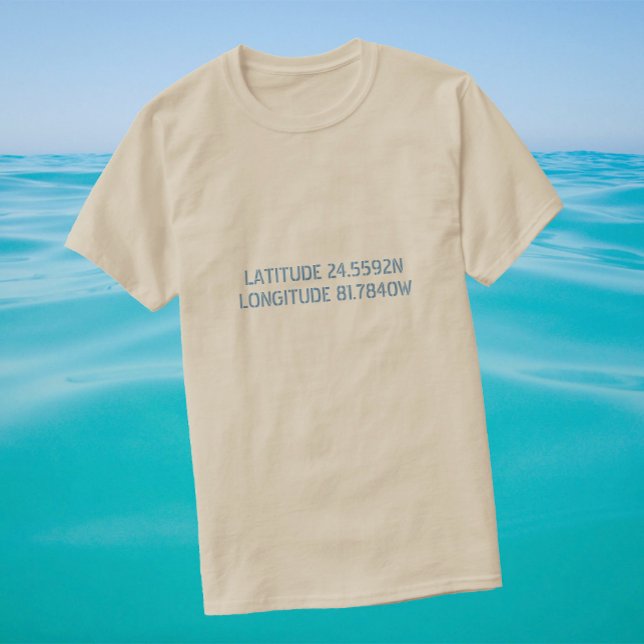 Latitude and Longitude Custom Shirt (Creator Uploaded)