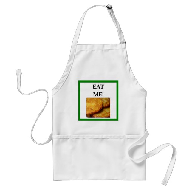latkes adult apron (Front)