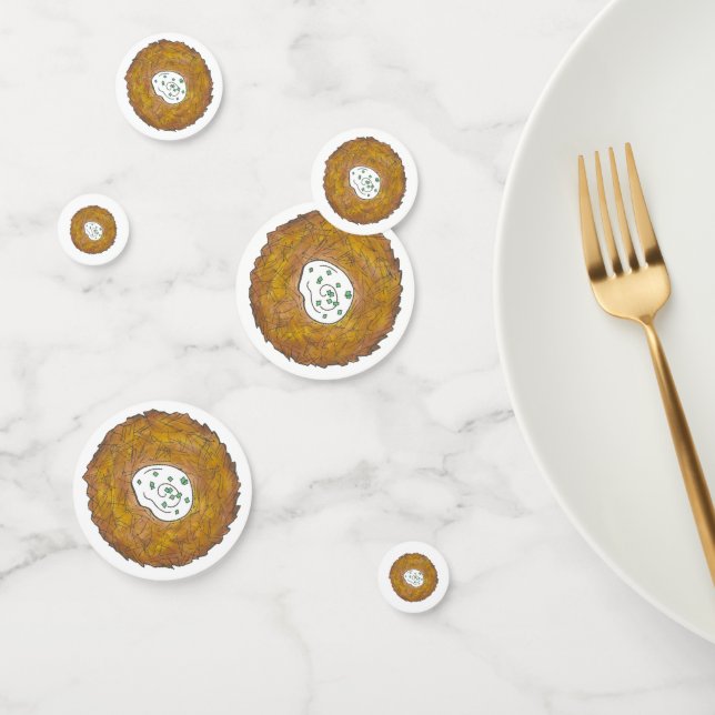 Latkes Happy Hanukkah Chanukah Jewish Holidays Confetti (Group)