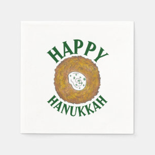 Latkes Happy Hanukkah Chanukah Jewish Holidays Napkins