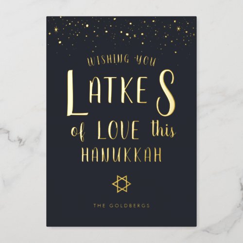 Latkes of Love  Hanukkah Greeting Card