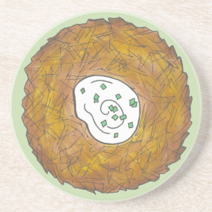 Latkes Potato Pancake Hanukkah Jewish Holiday Food Coaster