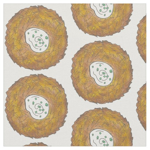 Latkes Potato Pancake Hanukkah Jewish Holiday Food Fabric