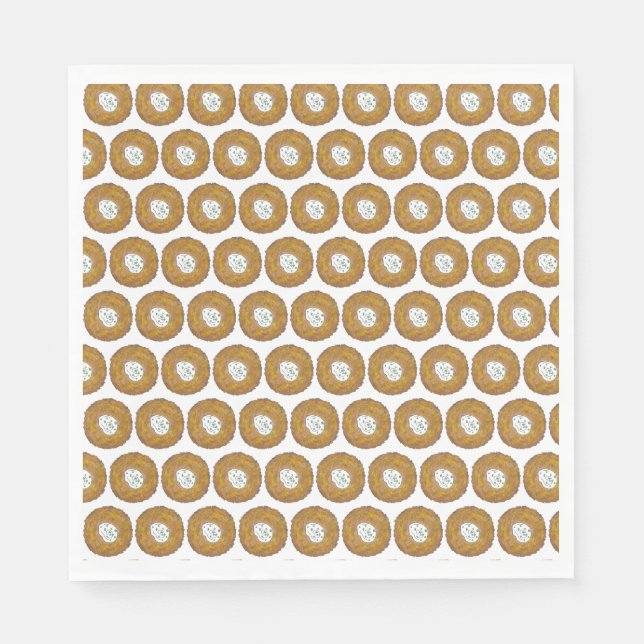 Latkes Potato Pancake Hanukkah Jewish Holiday Food Napkins (Front)