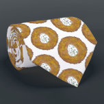 Latkes Potato Pancake Hanukkah Jewish Holiday Food Neck Tie<br><div class="desc">Design features an original marker illustration of a delicious latke potato pancake topped with sour cream, a staple in Jewish holiday cuisine. Ideal for Hanukkah celebrations! This Chanukah latkes design is also available on other products. Lots of additional foodie designs are also available from this shop! Don't see what you're...</div>