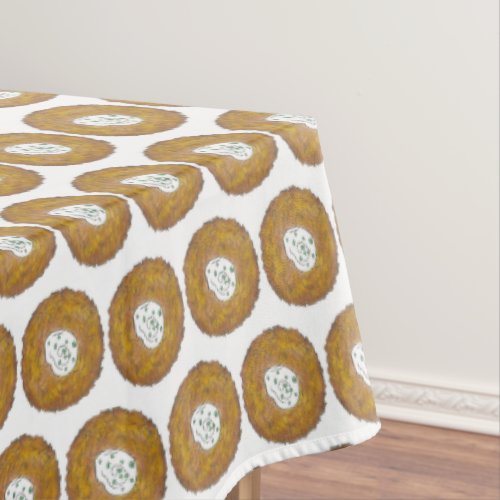 Latkes Potato Pancake Hanukkah Jewish Holiday Food Tablecloth