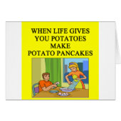 latkes potato pancake joke (Front Horizontal)