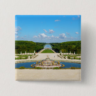 Latona Fountain and Grande Perspective, Versaille Button