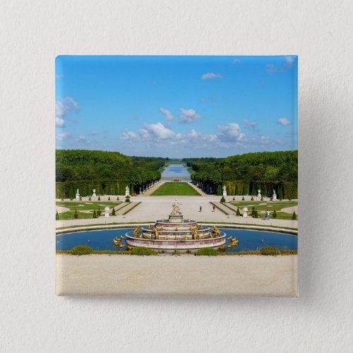 Latona Fountain and Grande Perspective Versaille Button