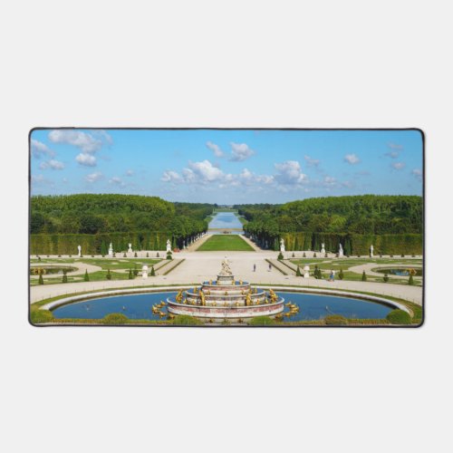 Latona Fountain and Grande Perspective Versailles Desk Mat