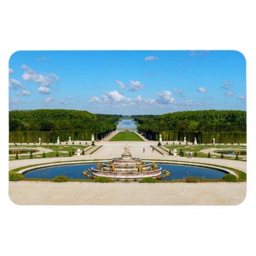 Latona Fountain and Grande Perspective Versailles Magnet