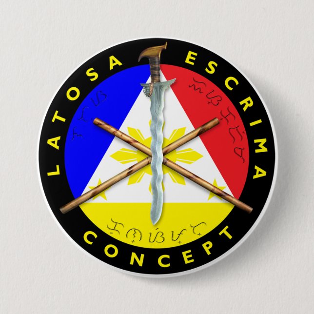 Latosa Escrima Button (Front)