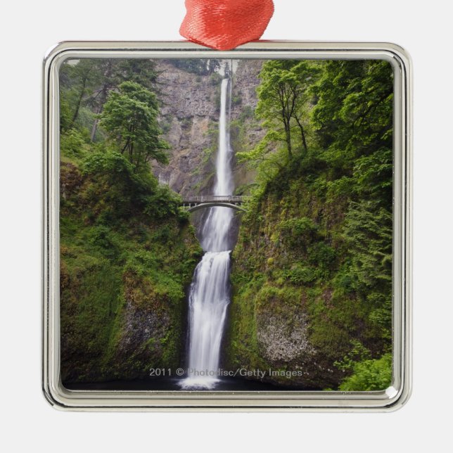 Latourell Falls & Bridge Columbia River Gorge Metal Ornament (Front)