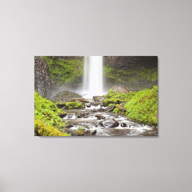 Latourell Falls, Columbia River Gorge, Oregon, Canvas Print (Front)