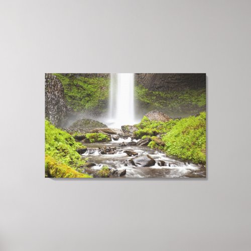 Latourell Falls Columbia River Gorge Oregon Canvas Print