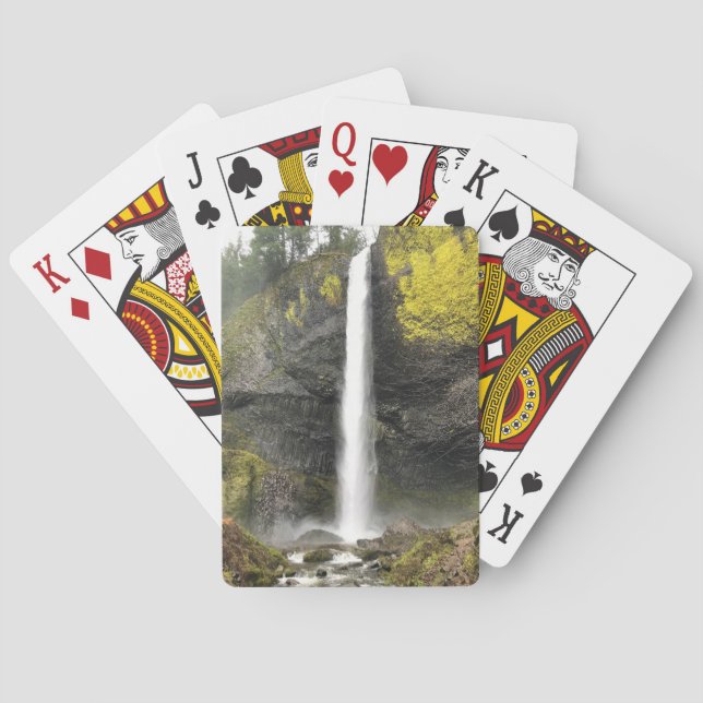 Latourell Falls, OR Poker Cards (Back)