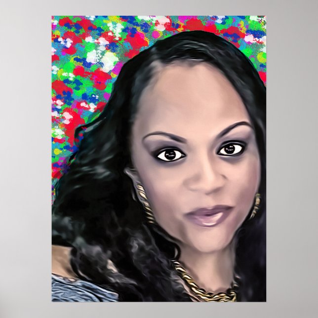 Latoya in color selfie poster (Front)