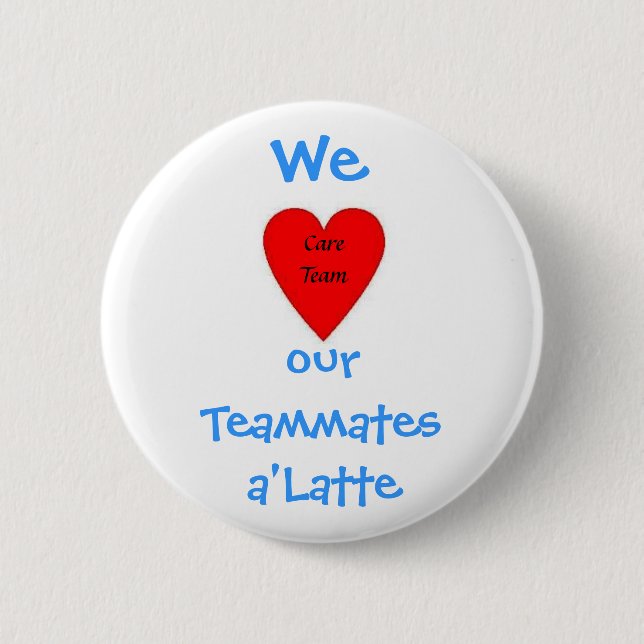Latte 1 Updated Pinback Button (Front)