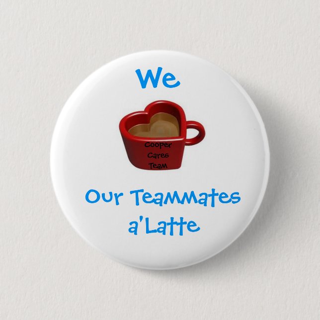 Latte 2 Updated Pinback Button (Front)