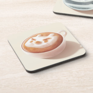 Latte Art Beverage Coaster