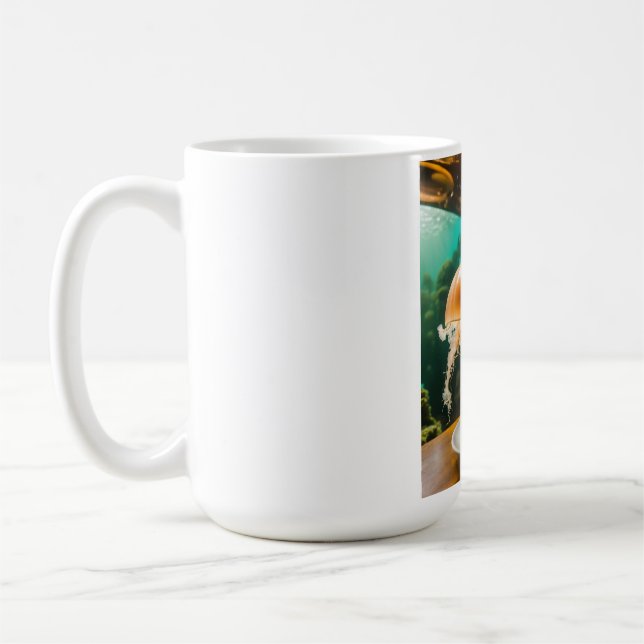 Latte Break Under the Sea Coffee Mug (Left)