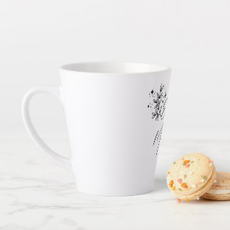 Latte coffee cup