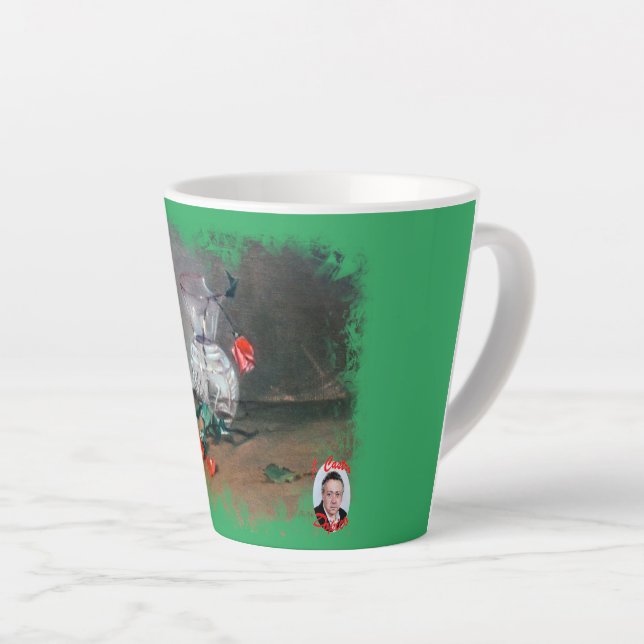 Latte Coffee Cup (Right Angle)