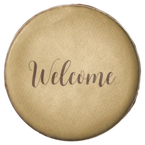 Latte Color Welcome Professional Name Template Chocolate Covered Oreo