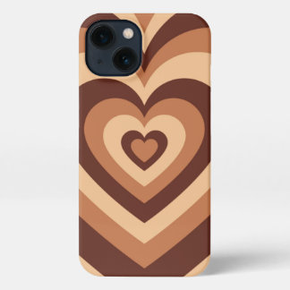 Latte Hearts Phone Case
