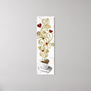Latte Love Canvas Print