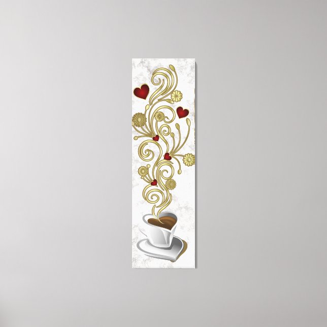 Latte Love Canvas Print (Front)