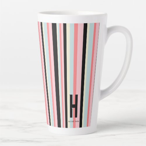 Latte Macchiato Cup Happy Stripes by HATARI SANA