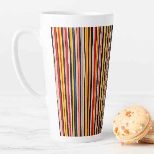 Latte Macchiato Cup Vivid Stripes by HATARI SANA