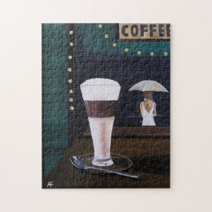 Latte Macchiato Painting by Alfred Fox Jigsaw Puzzle