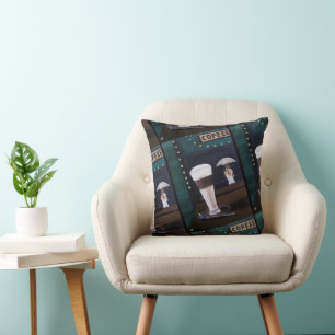 Latte Macchiato Painting by Alfred Fox Throw Pillow