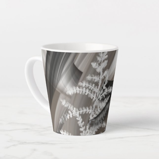 Latte Mug Abstract Home Terra’s Tender Whisper (Left Angle)