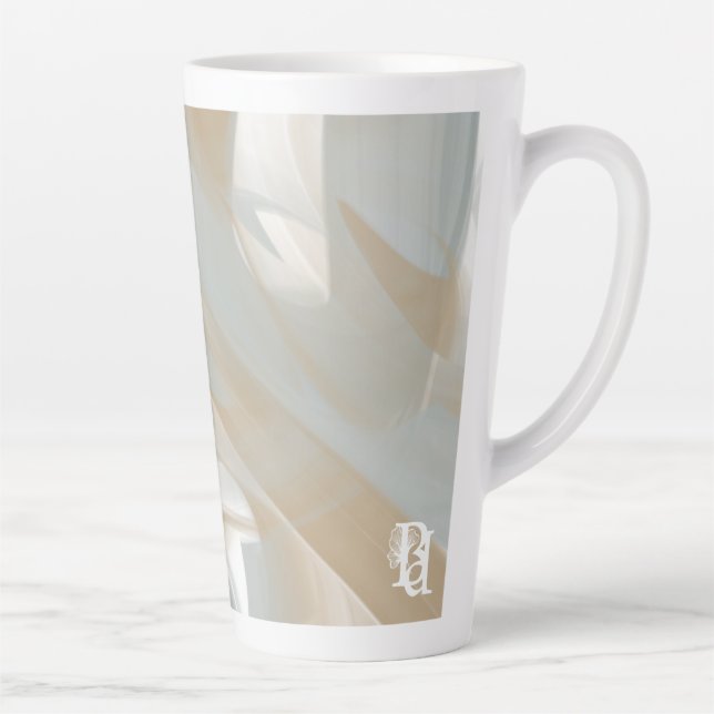 Latte Mug Abstract Home Trend Sandy Tornado (Right)
