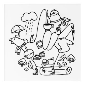 Latte Mug Acrylic Print