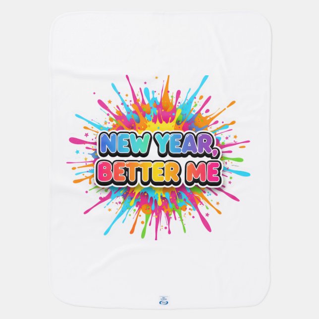 Latte Mug Baby Blanket (Back)