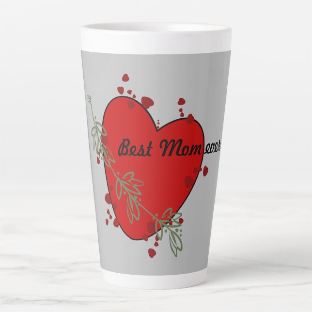 Latte Mug "Best Mom" (Front)