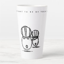 Latte Mug | Cute Couple Bunny | Be By Your Side