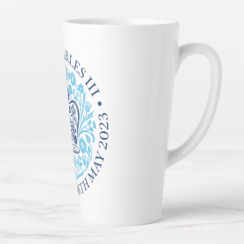 Latte Mug for 2023 Coronation _ Blue